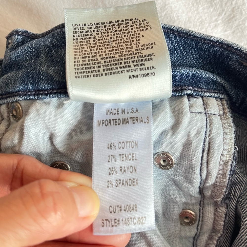Citizens Of Humanity Rocket Crop High Rise Skinny Jeans Sz 24 Minimalist Classic - Picture 14 of 14